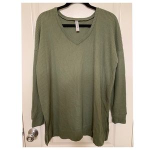 ZENANA THERMAL V-NECK LONGSLEEVE